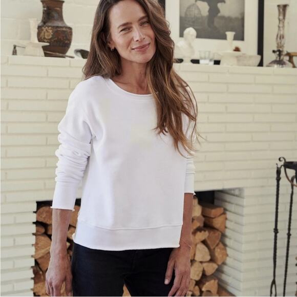 NWOT Frank and Eileen james boyfriend Crewneck Sweatshirt size S - Picture 2 of 2